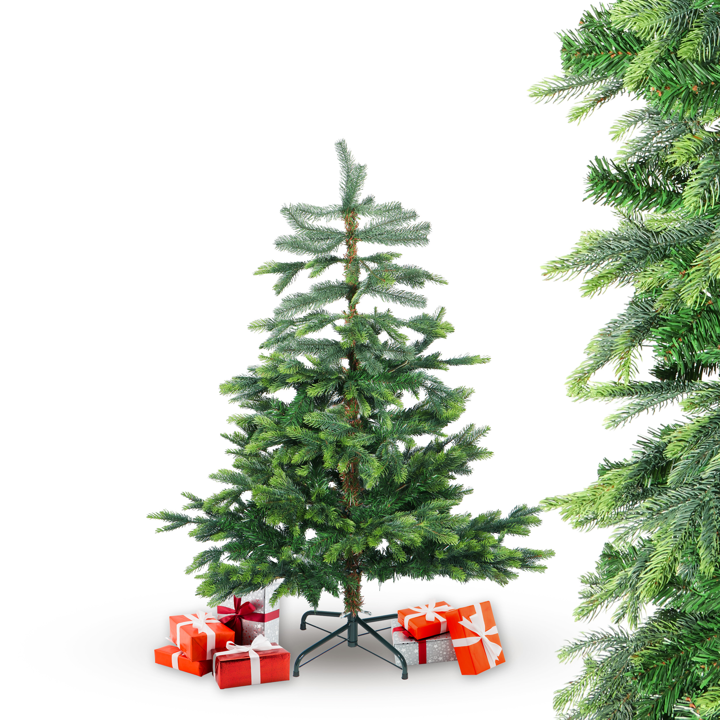BonTree Fichte künstlicher Weihnachtsbaum ohne LED Christbaum