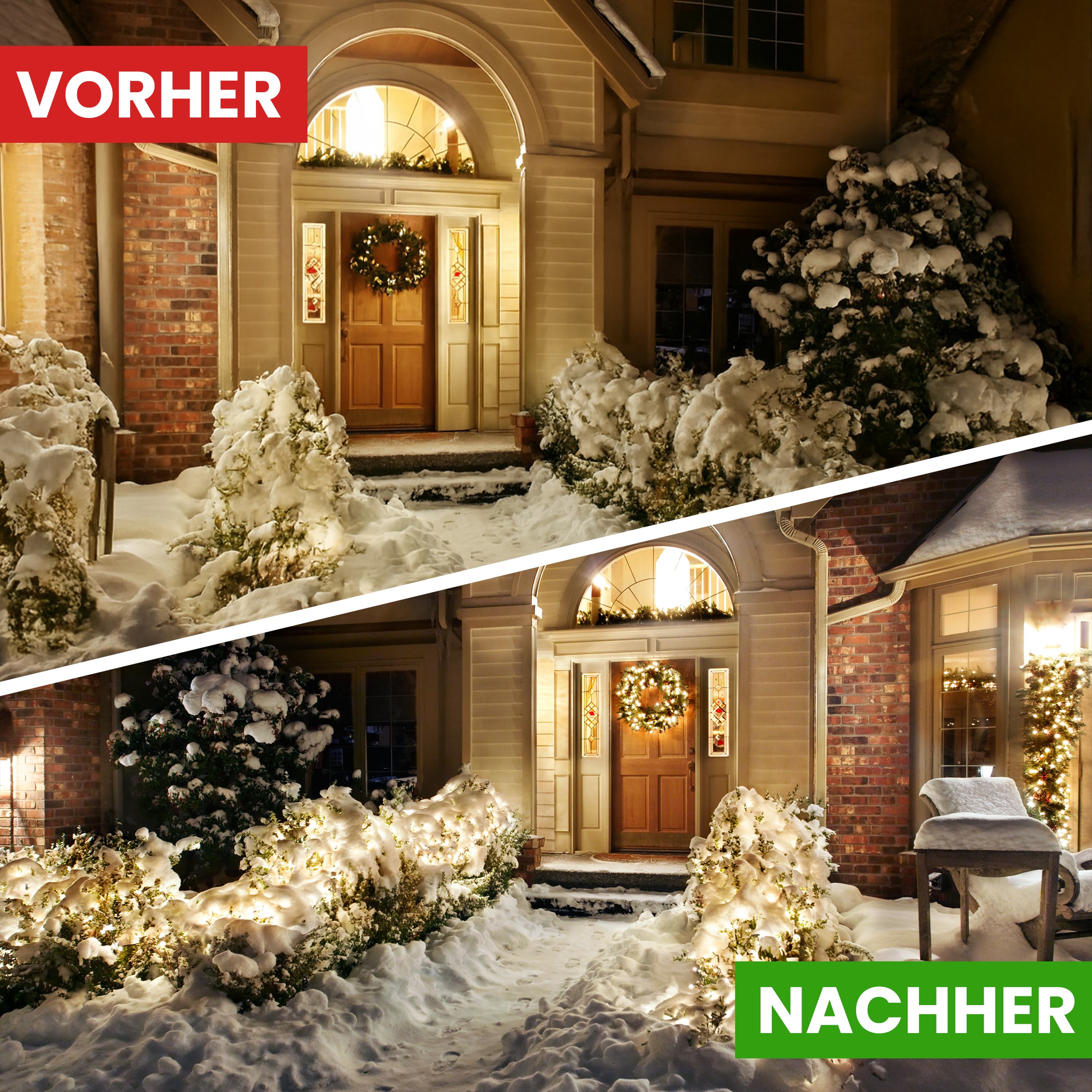 PRO CONNECT LED Lichterkette warmweiß – IP44 für innen & außen