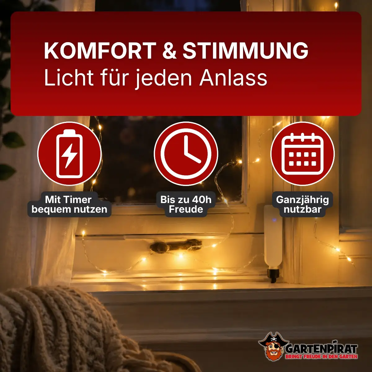 Lichterkette innen