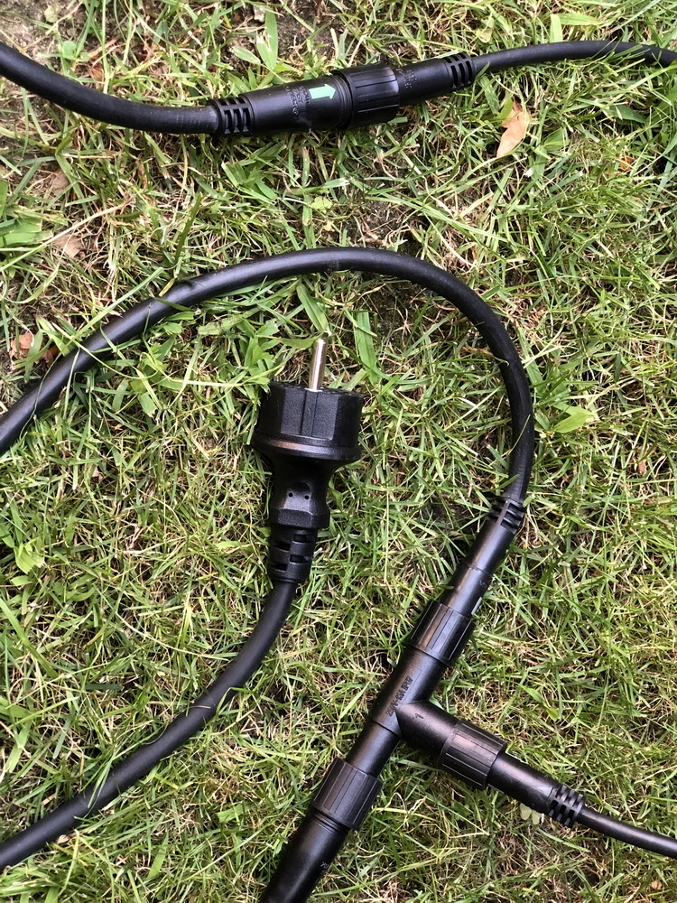 Netzstecker Anschlusskabel IP44 Startadapter für Steckdose 230V