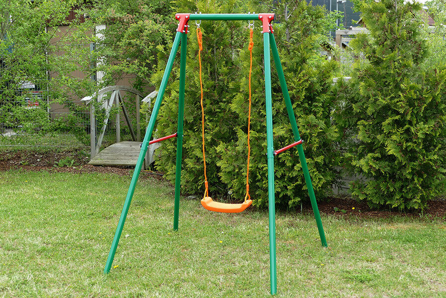 Schaukelgerüst aus Metall für Einzelschaukel Schaukel-Gerüst für Kinder Schaukel im Garten
