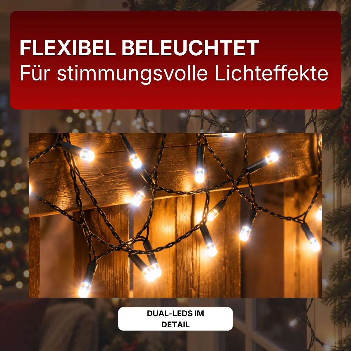 Lichterkette mit DUAL-LEDs