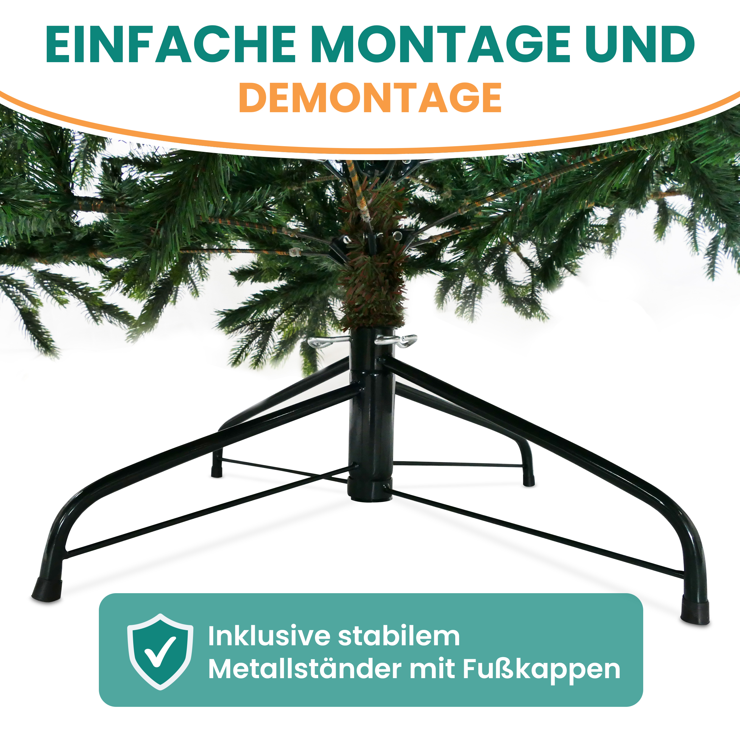 BonTree Tanne künstlicher Weihnachtsbaum mit LED Christbaum BonTree Tanne künstlicher Weihnachtsbaum mit LED Christbaum