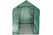 Foliengewächshaus mit Regal 2 m² 143x143x195 cm