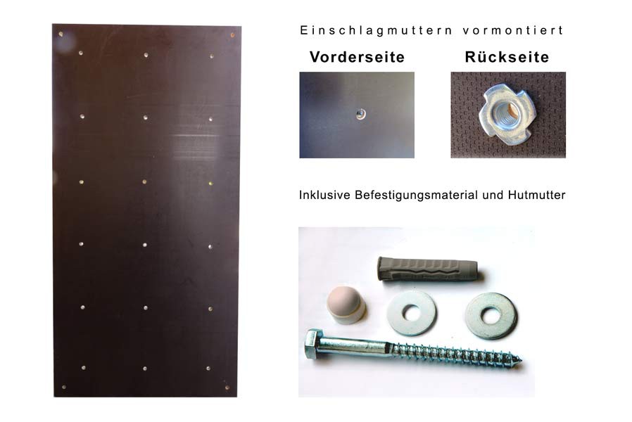 Zusatz-Wandplatte ZOW1 117x58,5 cm für Outdoor-Kletterwand