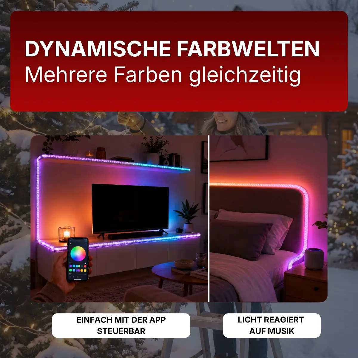 Lichtschlauch mit App