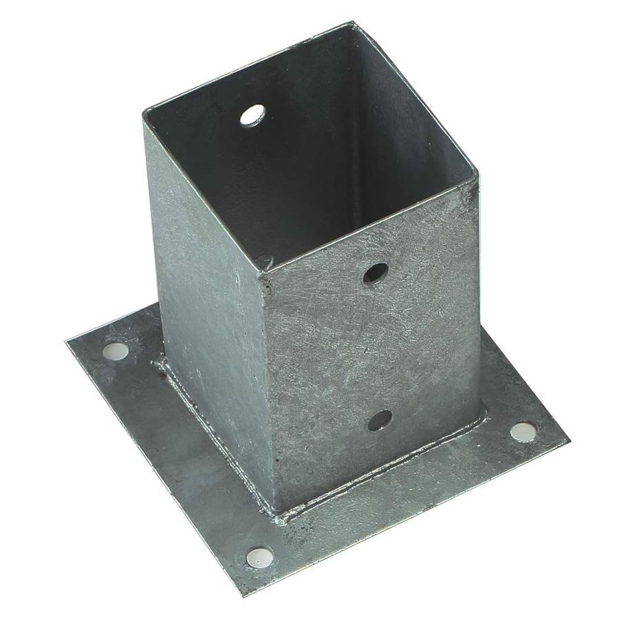 Aufschraubhülse Bodenhülse Pfostenträger Pfostenschuhe zum Aufschrauben für Pfosten