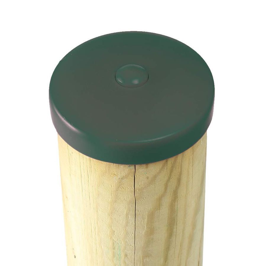 Pfostenkappe Ø 120 mm Zaunkappe rund für Pfosten Abdeckkappe Kunststoff