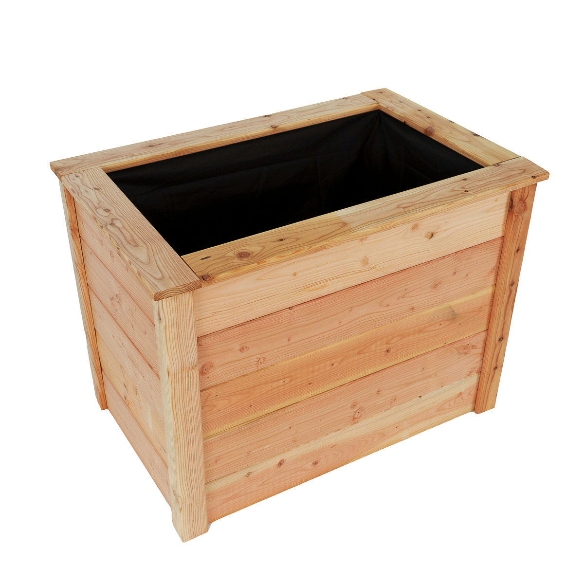 73 cm hohes Lärchenholz Hochbeet Kräuter Pflanzenbeet aus Lärchenholz 