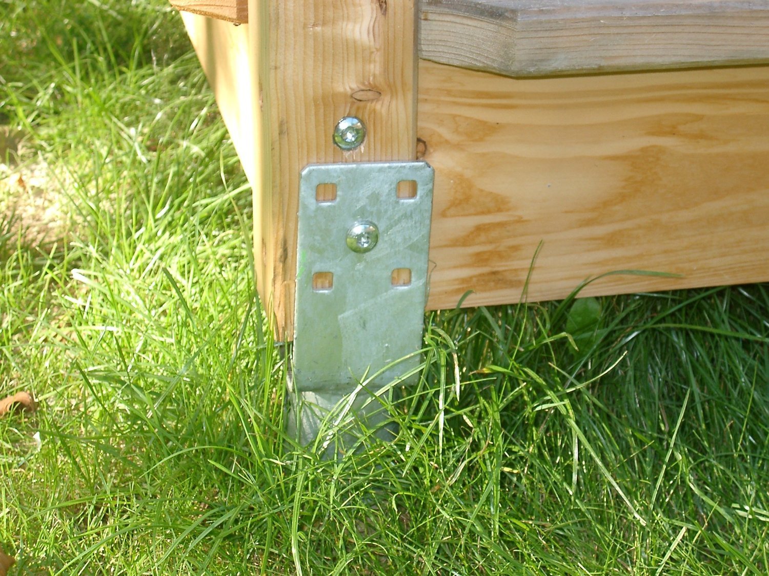 KRINNER Eindrehanker 91 mm Schraubfundament U-FIX für Pfosten 90 mm