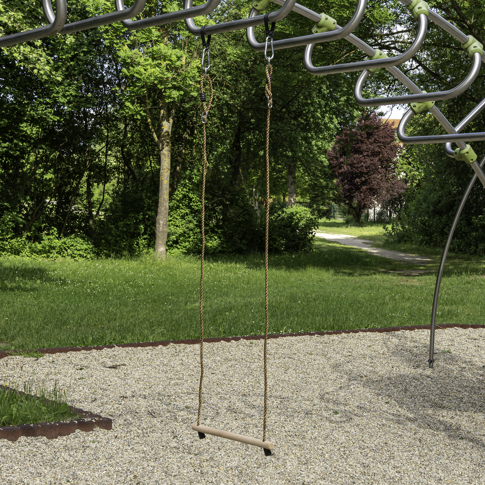 Trapezstange für Kinder Schaukelstange Reckstange aus Holz Kinder-Trapez für Schaukel