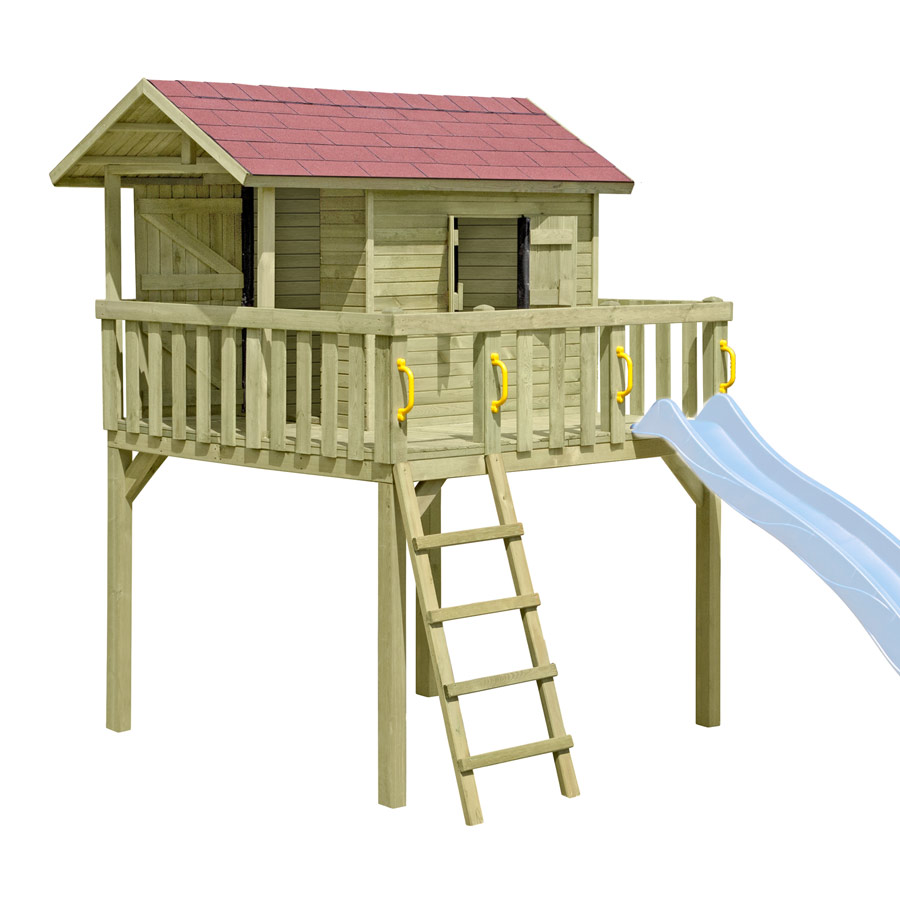 Stelzenhaus Baumhaus Maximilian optional mit Rutsche