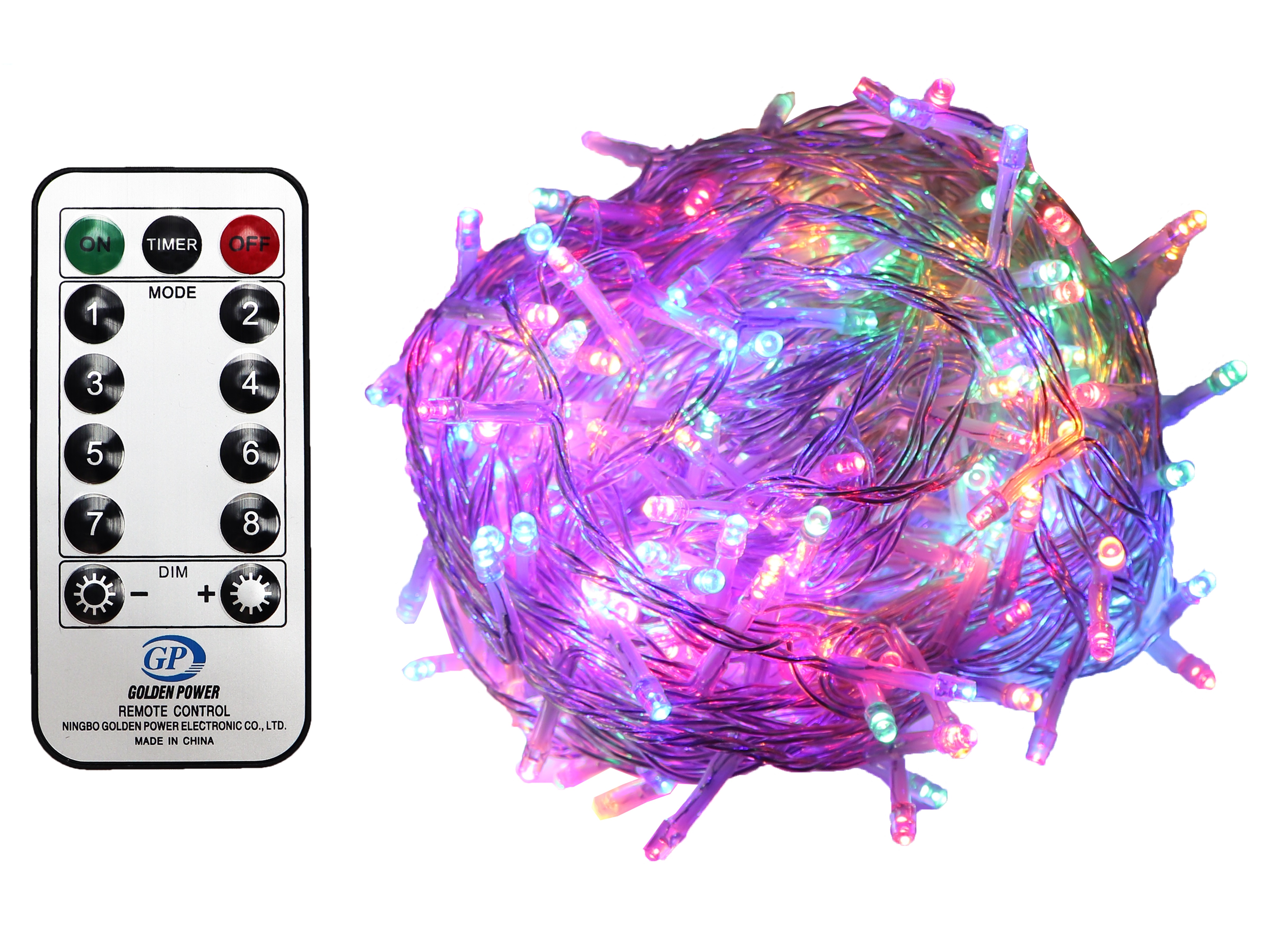 MC-T LED-Lichterkette Christbaum LED Lichterkette Dekobeleuchtung Timer 8 Programme Weihnachtsbeleuchtung