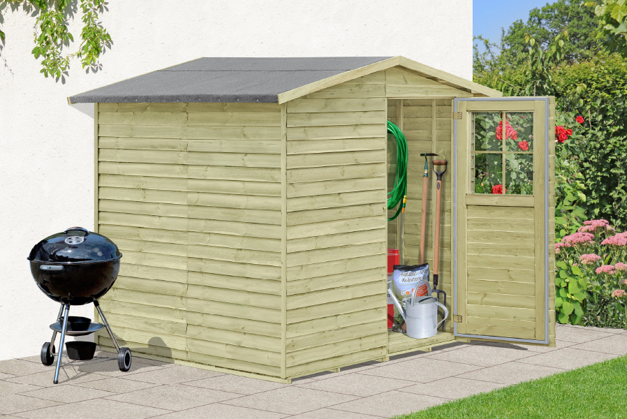 Holzgerätehaus Viggo Kiefer KDI Stülpschalung 180 x 180 cm