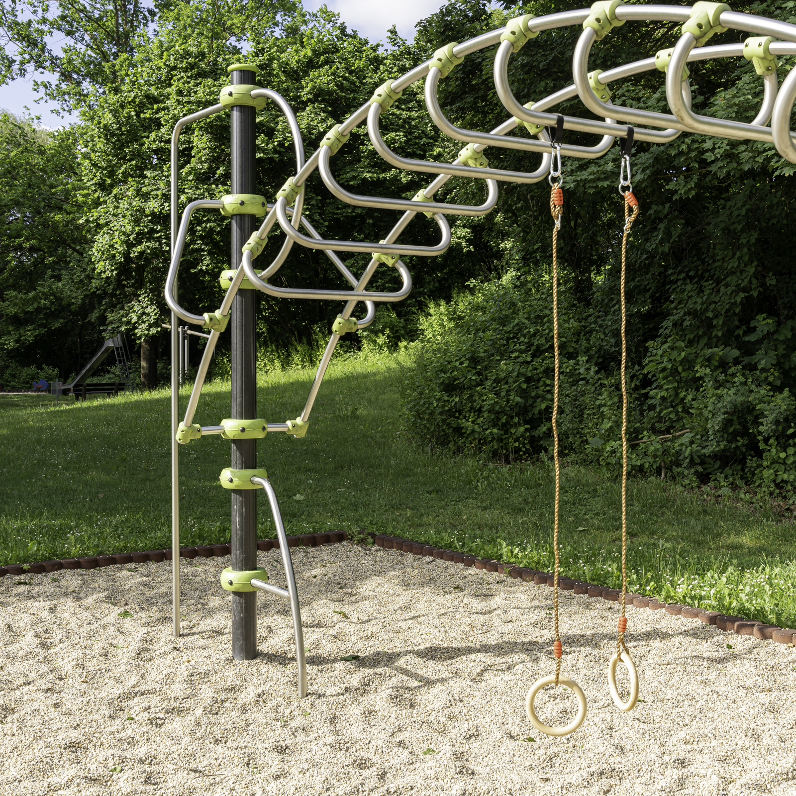 Turnringe für Kinder aus Holz wetterfest für Schaukel oder Spielturm