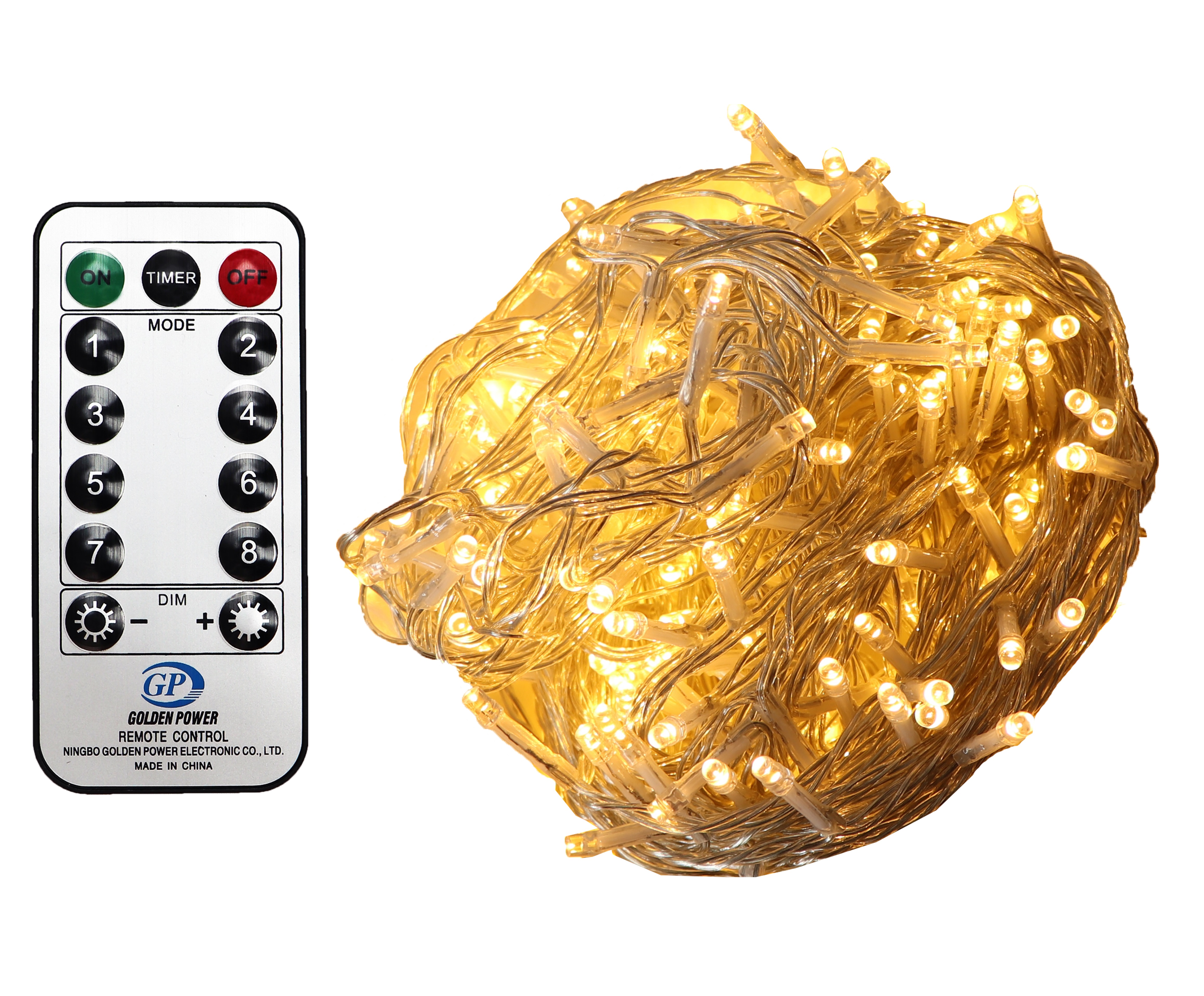 LED-Lichterkette Christbaum LED Lichterkette Dekobeleuchtung Timer 8 Programme Weihnachtsbeleuchtung