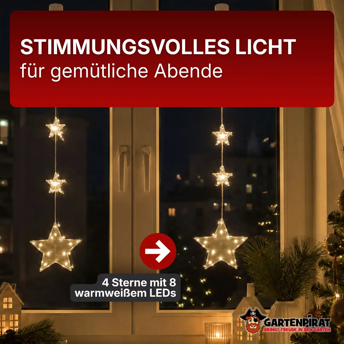 Sternen Fensterdeko