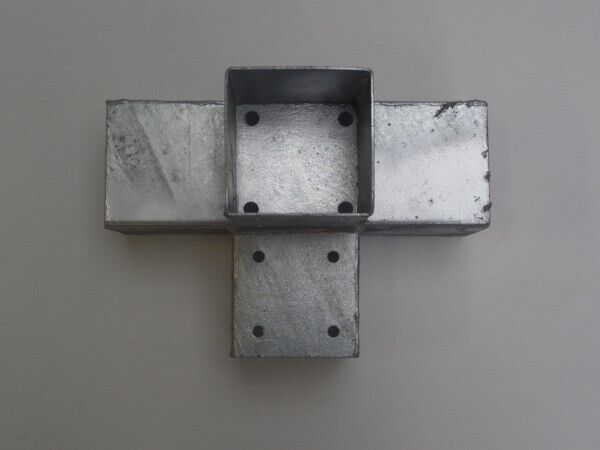 Holzverbinder Balken 90x90 mm Pfostenecke Pfostenverbinder Verbinder aus Stahl verzinkt