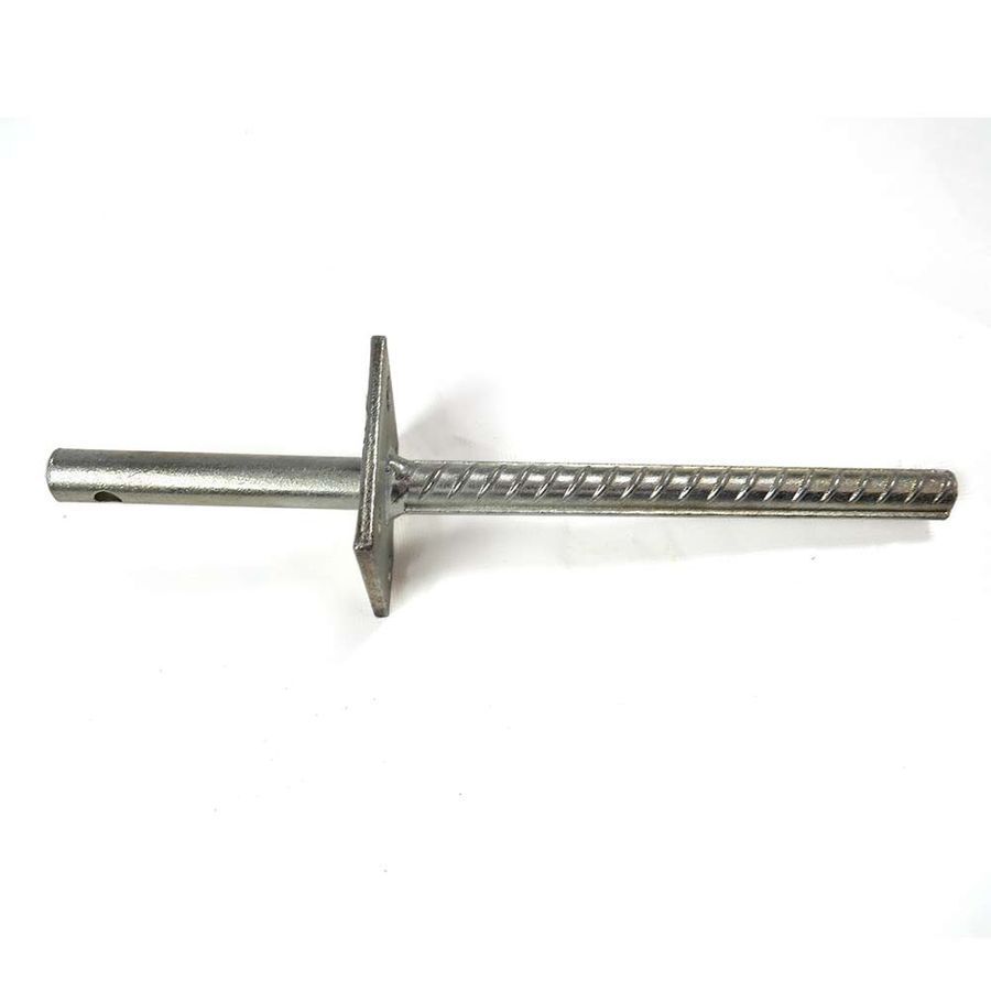 Pfostenträger mit Dorn und Steindolle zum Einbetonieren