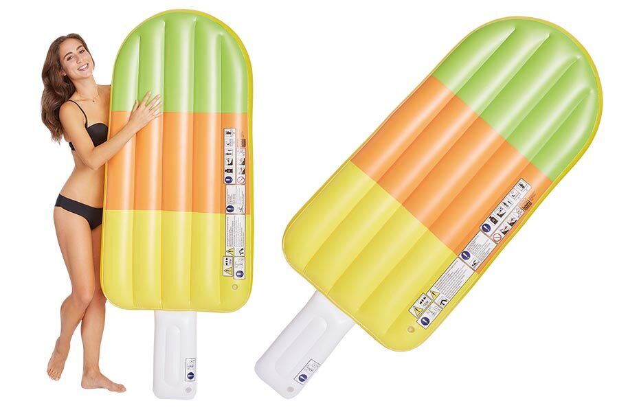 Schwimmliege Badeinsel Schwimmring Luftmatratze aufblasbar Pool Schwimminsel Wasserliege