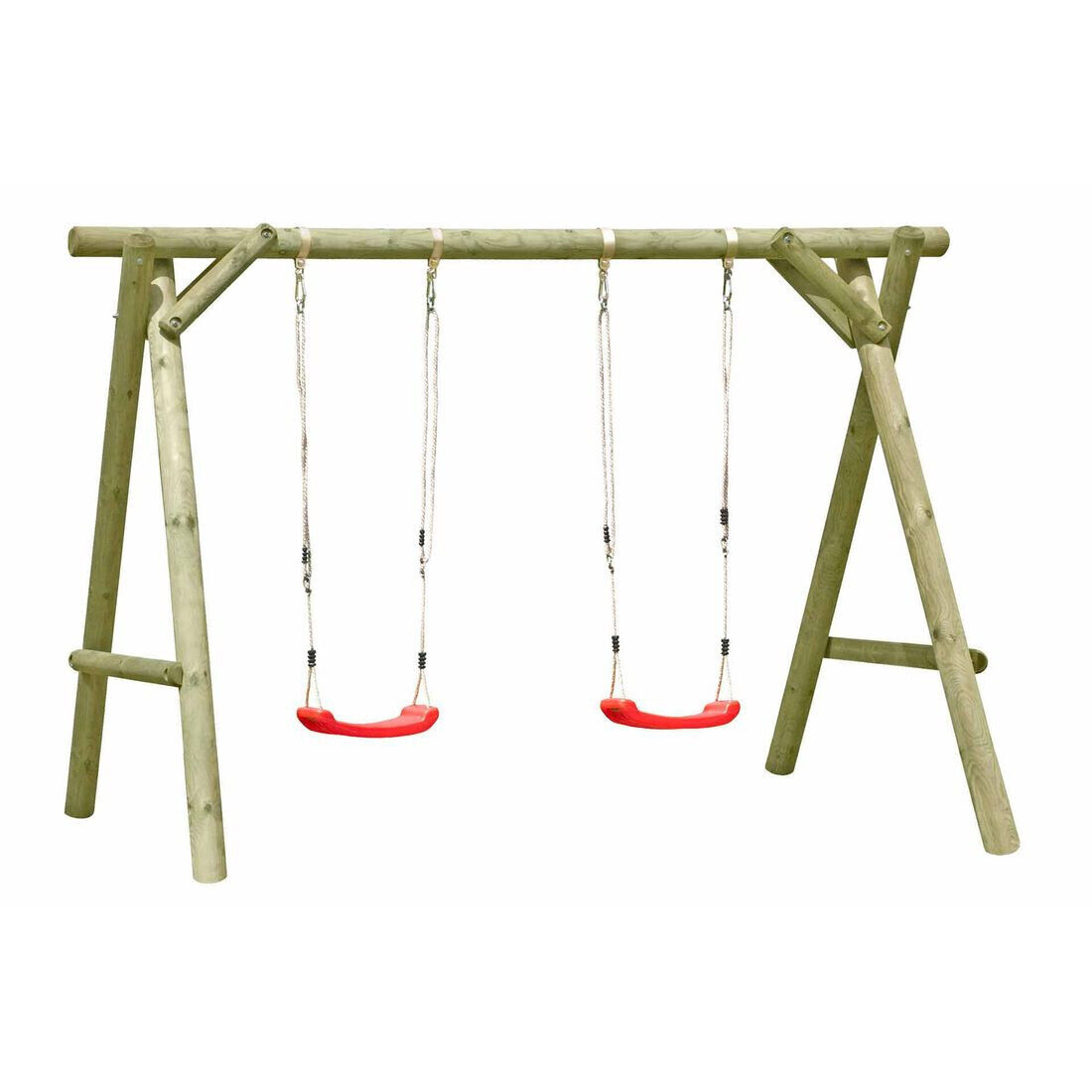 Schaukelgestell Doppelschaukel Typ 1.2 Schaukelgerüst für Kinder Holz KDI Classic