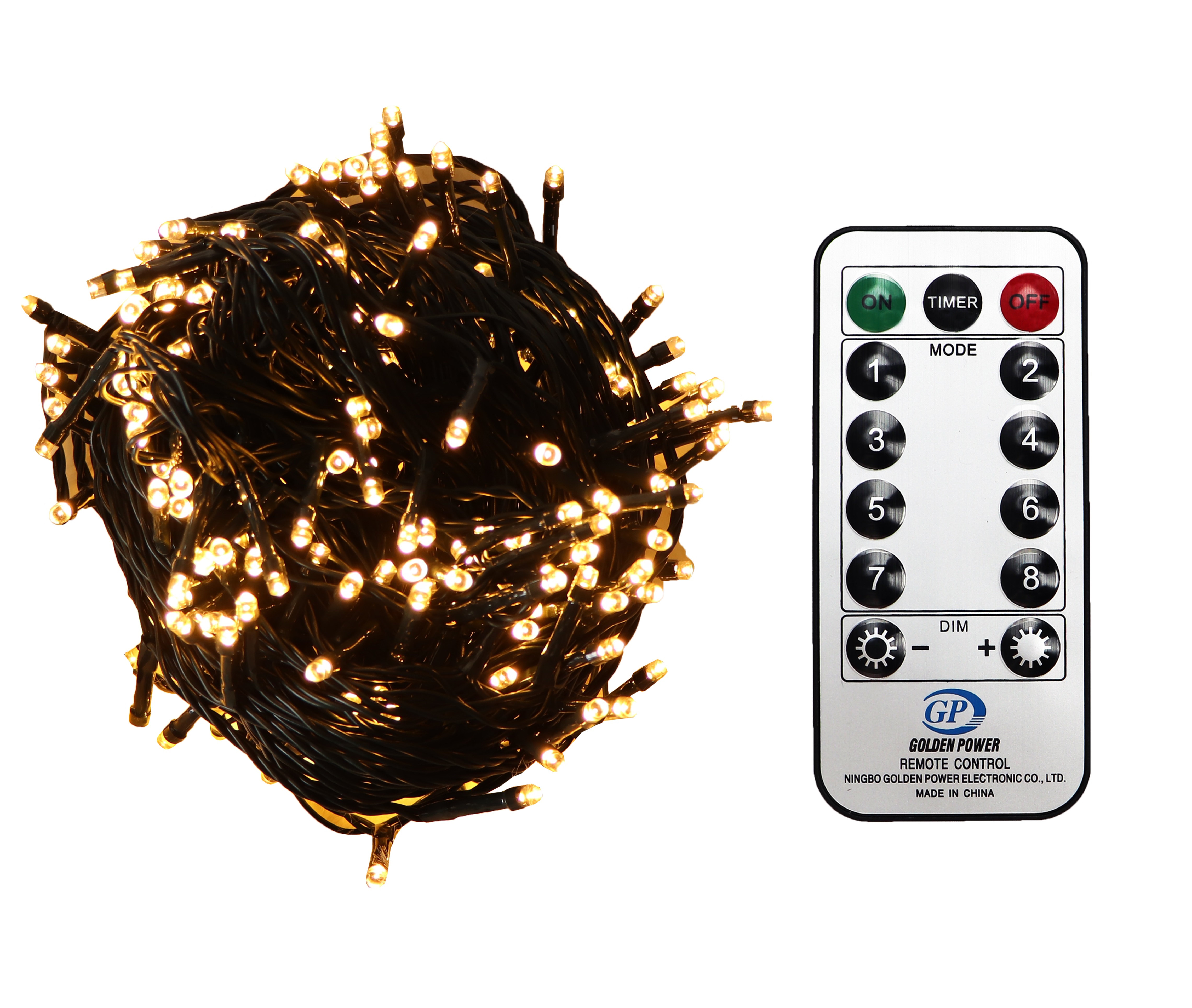 LED-Lichterkette Christbaum LED Lichterkette Dekobeleuchtung Timer 8 Programme Weihnachtsbeleuchtung