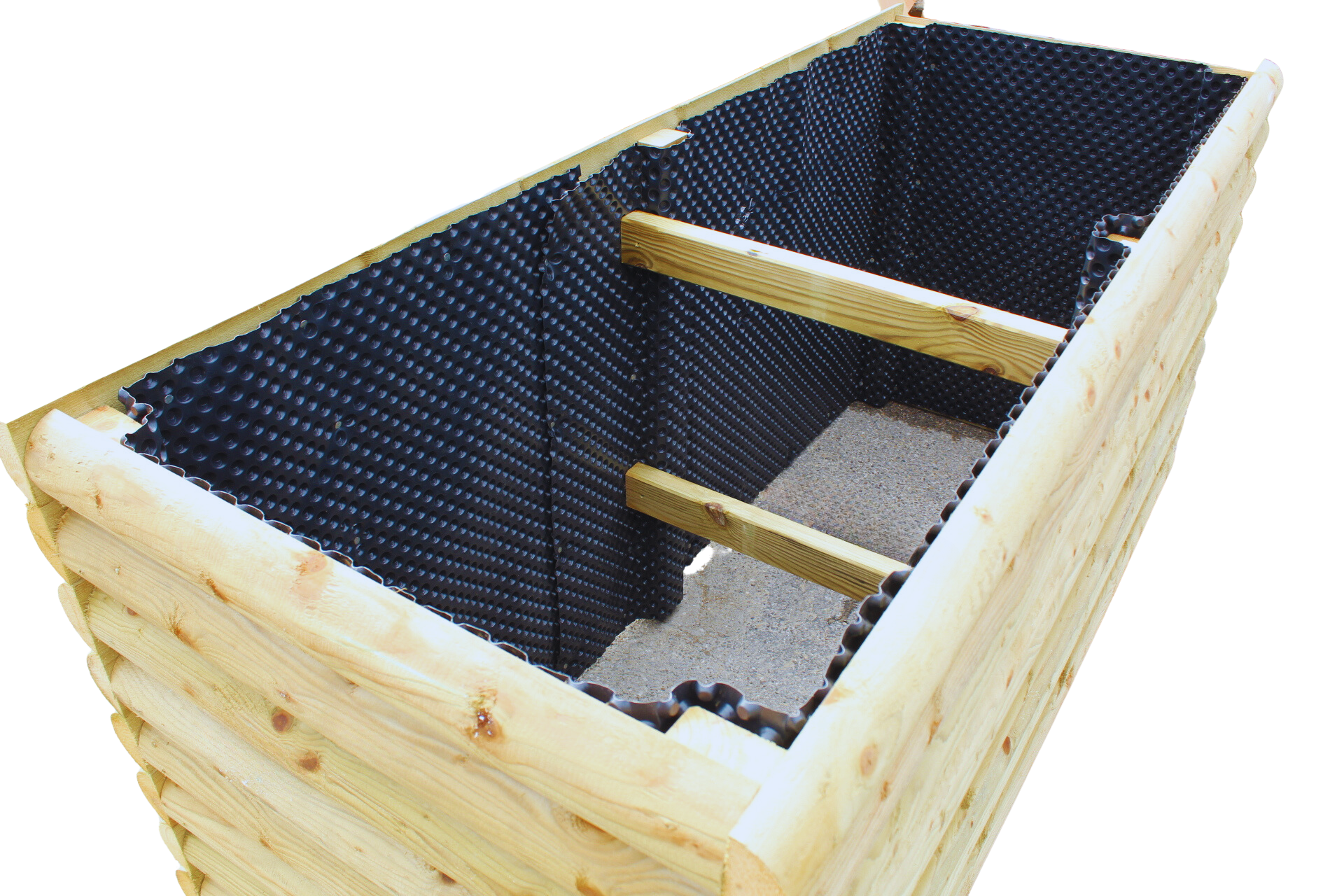 Hochbeet XXL aus Kiefernholz imprägniert Höhe 90 cm Kräuterbeet inkl. Noppenfolie Gemüsebeet